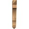 Ekena Millwork Balboa Arts & Crafts Rough Sawn Bracket, Western Red Cedar, 4"W x 22"D x 30"H BKT04X22X30BOA03RWR - alternate 2